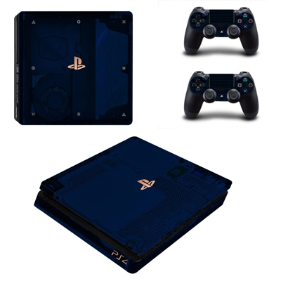 Sony Classic decal skin for PS4 Slim Console and two controllers