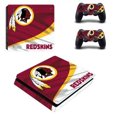 The Washington Redskins decal skin for PS4 Slim Console an.. The Washington Redskins decal skin for PS4 Slim Console an..