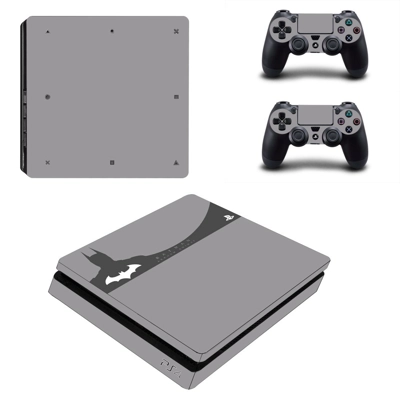 Batman decal skin for PS4 Slim Console and two controllers