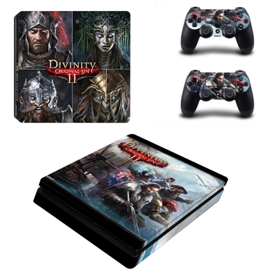 Divinity Original Sin 2 decal skin for PS4 Slim Console and two controllers