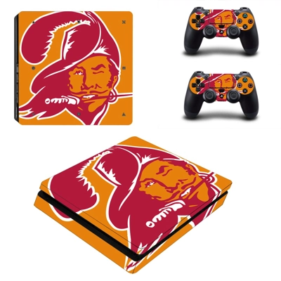 Tampa Bay Buccaneers decal skin for PS4 Slim Console and t.. Tampa Bay Buccaneers decal skin for PS4 Slim Console and t..