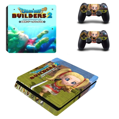Dragon Quest Builders decal skin for PS4 Slim Console and .. Dragon Quest Builders decal skin for PS4 Slim Console and ..