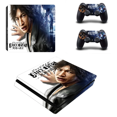 Judge Eyes decal skin for PS4 Slim Console and two control.. Judge Eyes decal skin for PS4 Slim Console and two control..