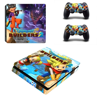 Dragon Quest Builders decal skin for PS4 Slim Console and .. Dragon Quest Builders decal skin for PS4 Slim Console and ..