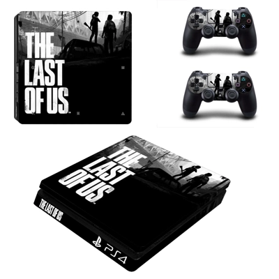 The Last of us decal skin for PS4 Slim Console and two con.. The Last of us decal skin for PS4 Slim Console and two con..