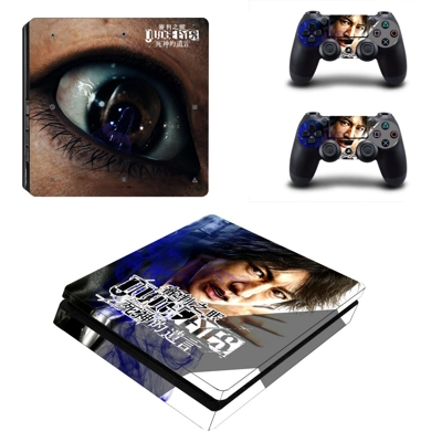 Judge Eyes decal skin for PS4 Slim Console and two control.. Judge Eyes decal skin for PS4 Slim Console and two control..