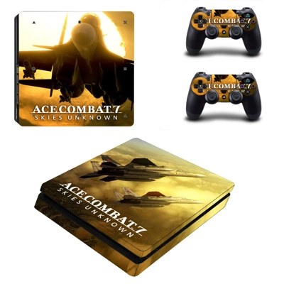 ACE Combat 7 decal skin for PS4 Slim Console and two contr.. ACE Combat 7 decal skin for PS4 Slim Console and two contr..