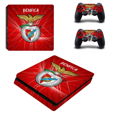 SL Benfica decal skin for PS4 Slim Console and two control.. SL Benfica decal skin for PS4 Slim Console and two control..