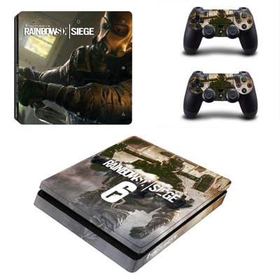 Rainbow Six Siege decal skin for PS4 Slim Console and two ..