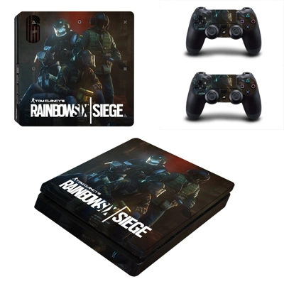 Rainbow Six Siege decal skin for PS4 Slim Console and two .. Rainbow Six Siege decal skin for PS4 Slim Console and two ..