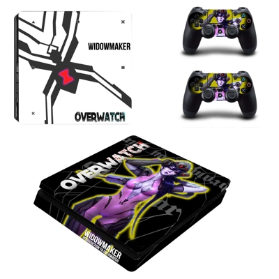 Overwatch widowmaker decal skin for PS4 Slim Console and t.. Overwatch widowmaker decal skin for PS4 Slim Console and t..