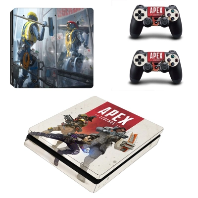 Apex Legends decal skin for PS4 Slim Console and two contr.. Apex Legends decal skin for PS4 Slim Console and two contr..