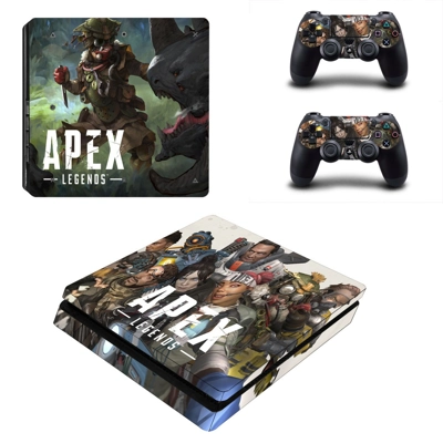 Apex Legends decal skin for PS4 Slim Console and two contr.. Apex Legends decal skin for PS4 Slim Console and two contr..