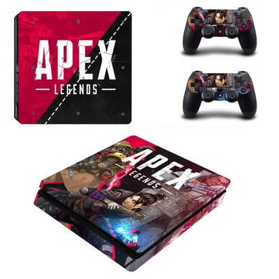Apex Legends decal skin for PS4 Slim Console and two contr.. Apex Legends decal skin for PS4 Slim Console and two contr..