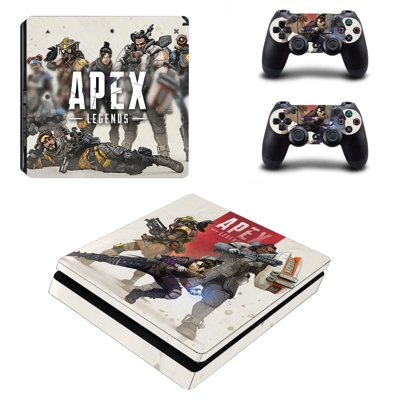 Apex Legends decal skin for PS4 Slim Console and two contr.. Apex Legends decal skin for PS4 Slim Console and two contr..