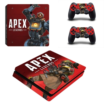 Apex Legends decal skin for PS4 Slim Console and two contr.. Apex Legends decal skin for PS4 Slim Console and two contr..