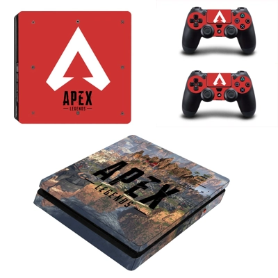Apex Legends decal skin for PS4 Slim Console and two contr.. Apex Legends decal skin for PS4 Slim Console and two contr..