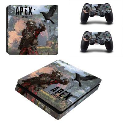 Apex Legends decal skin for PS4 Slim Console and two contr.. Apex Legends decal skin for PS4 Slim Console and two contr..