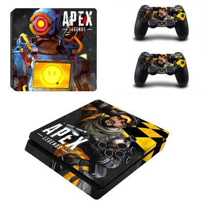Apex Legends decal skin for PS4 Slim Console and two contr.. Apex Legends decal skin for PS4 Slim Console and two contr..