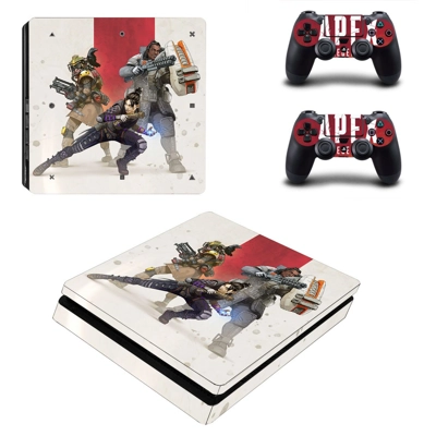 Apex Legends decal skin for PS4 Slim Console and two contr.. Apex Legends decal skin for PS4 Slim Console and two contr..