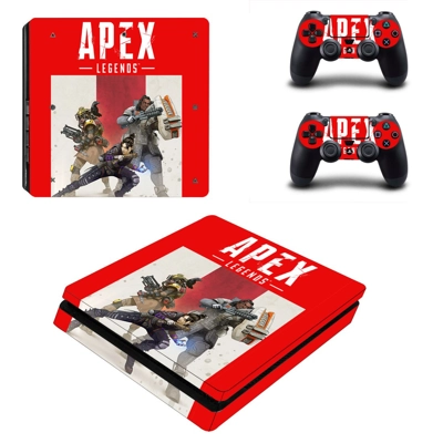 Apex Legends decal skin for PS4 Slim Console and two contr.. Apex Legends decal skin for PS4 Slim Console and two contr..