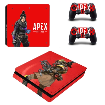 Apex Legends decal skin for PS4 Slim Console and two contr.. Apex Legends decal skin for PS4 Slim Console and two contr..