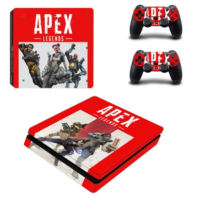 Apex Legends decal skin for PS4 Slim Console and two contr.. Apex Legends decal skin for PS4 Slim Console and two contr..