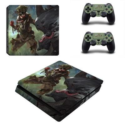 Apex Legends decal skin for PS4 Slim Console and two contr.. Apex Legends decal skin for PS4 Slim Console and two contr..