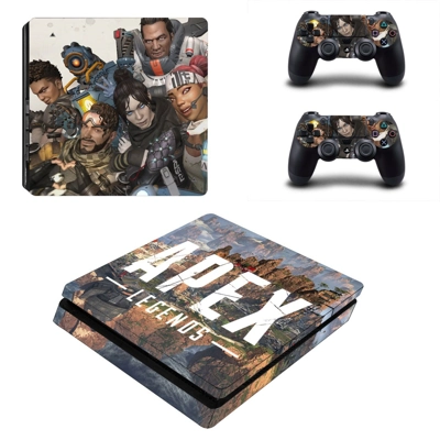 Apex Legends decal skin for PS4 Slim Console and two controllers