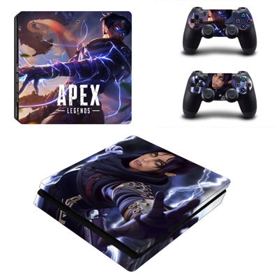 Apex Legends decal skin for PS4 Slim Console and two contr.. Apex Legends decal skin for PS4 Slim Console and two contr..