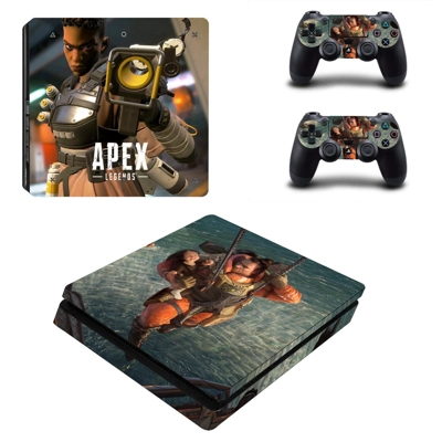 Apex Legends decal skin for PS4 Slim Console and two contr.. Apex Legends decal skin for PS4 Slim Console and two contr..