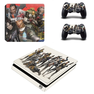 Apex Legends decal skin for PS4 Slim Console and two contr.. Apex Legends decal skin for PS4 Slim Console and two contr..