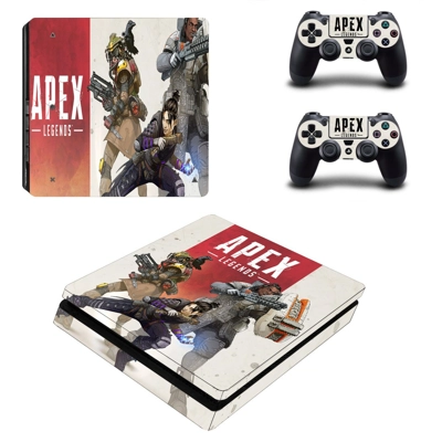 Apex Legends decal skin for PS4 Slim Console and two contr.. Apex Legends decal skin for PS4 Slim Console and two contr..