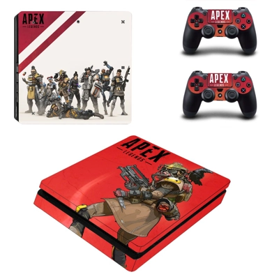 Apex Legends decal skin for PS4 Slim Console and two contr.. Apex Legends decal skin for PS4 Slim Console and two contr..