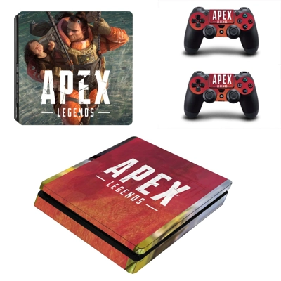 Apex Legends decal skin for PS4 Slim Console and two contr.. Apex Legends decal skin for PS4 Slim Console and two contr..