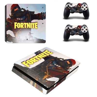 Fortnite decal skin for PS4 Slim Console and two controllers Fortnite decal skin for PS4 Slim Console and two controllers