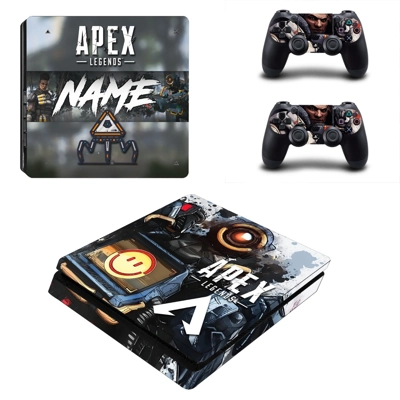 Apex Legends decal skin for PS4 Slim Console and two contr.. Apex Legends decal skin for PS4 Slim Console and two contr..