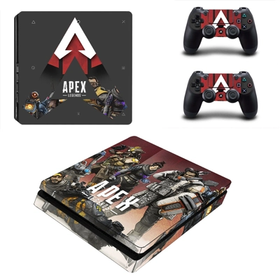 Apex Legends decal skin for PS4 Slim Console and two contr.. Apex Legends decal skin for PS4 Slim Console and two contr..