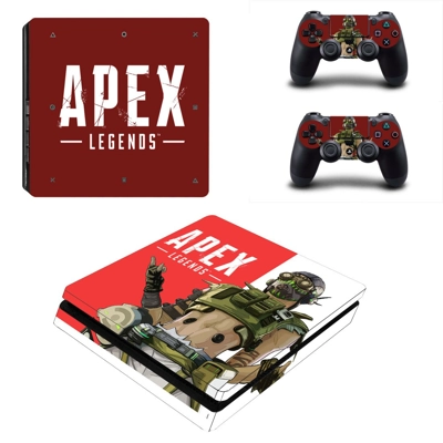 Apex Legends decal skin for PS4 Slim Console and two contr.. Apex Legends decal skin for PS4 Slim Console and two contr..