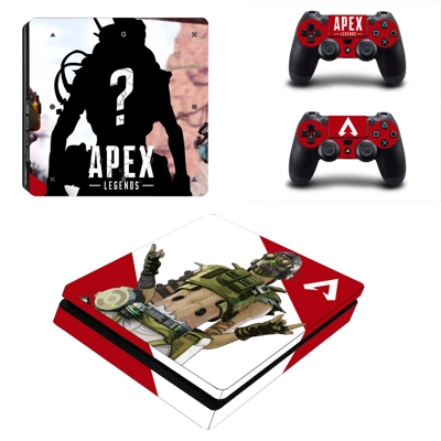 Apex Legends decal skin for PS4 Slim Console and two contr.. Apex Legends decal skin for PS4 Slim Console and two contr..