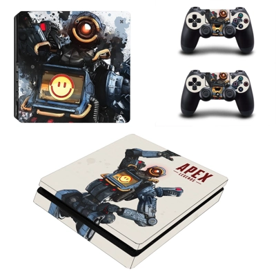 Apex Legends decal skin for PS4 Slim Console and two contr.. Apex Legends decal skin for PS4 Slim Console and two contr..