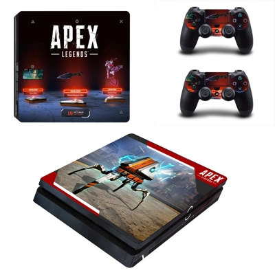 Apex Legends decal skin for PS4 Slim Console and two contr.. Apex Legends decal skin for PS4 Slim Console and two contr..