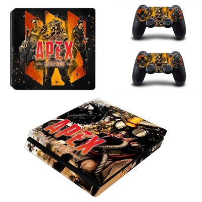 Apex Legends decal skin for PS4 Slim Console and two contr.. Apex Legends decal skin for PS4 Slim Console and two contr..