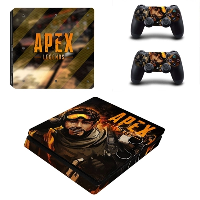 Apex Legends decal skin for PS4 Slim Console and two contr.. Apex Legends decal skin for PS4 Slim Console and two contr..