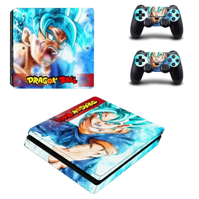 Dragon Ball decal skin for PS4 Slim Console and two contro.. Dragon Ball decal skin for PS4 Slim Console and two contro..