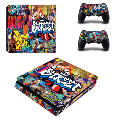 Bomb Sticker decal skin for PS4 Slim Console and two contr.. Bomb Sticker decal skin for PS4 Slim Console and two contr..