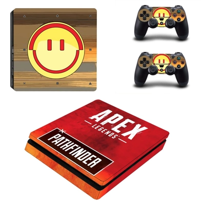 Apex Legends Pathfinder decal skin for PS4 Slim Console and two controllers
