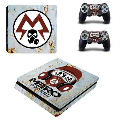 Metro Exodus decal skin for PS4 Slim Console and two contr.. Metro Exodus decal skin for PS4 Slim Console and two contr..