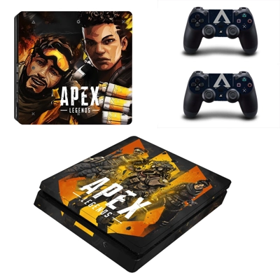 Apex Legends decal skin for PS4 Slim Console and two contr.. Apex Legends decal skin for PS4 Slim Console and two contr..