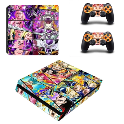 Dragon Ball decal skin for PS4 Slim Console and two contro.. Dragon Ball decal skin for PS4 Slim Console and two contro..